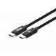 Conceptronic ETTA03B20 cable USB USB 2.0 2 m USB C Negro